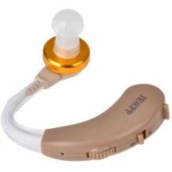 JECPP Appareils Auditifs Amplificateur De Son Alimente Par Batterie Dispositif D'amelioration De L'audition Dans L'oreille Avec Cuillere A Cire D'oreille Etui De Rangement Pour Brosse De Nettoyage Pour Adultes Et Personnes AgeesKaki, Modele:Kaki - Modele: -Protection auditive et tête Soldes 2022 42450343 4