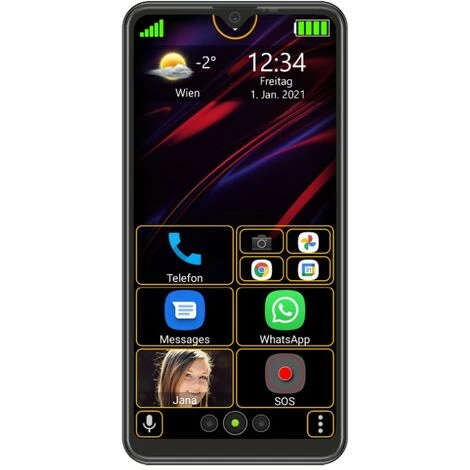 Smartphone Senior Beafon M6S Premium - Noir 3 Smartphone Senior Beafon M6S Premium - Noir