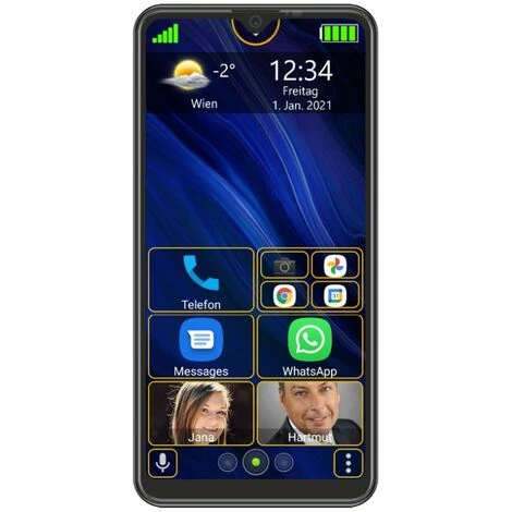 Smartphone Senior Beafon M6S Premium - Noir 4 Smartphone Senior Beafon M6S Premium - Noir – Image 2