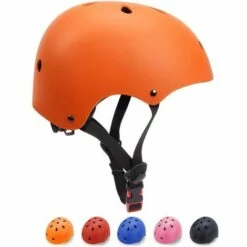 BRIDAY Casque De Vélo Pour Enfants 3-13 Ans Casque Enfant Trottinette Pour Bébés Filles Garçons Protection BMX?S)