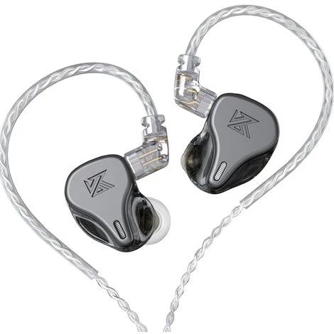 Kz Dq6 3.5Mm Casque D'Oreille Intra-Auriculaire 3Dd Dynamique Hifi Musique Hifi Casque De Sport 2Pin Cable Detachable, Gris, Sans Micro 4 Kz Dq6 3.5Mm Casque D'Oreille Intra-Auriculaire 3Dd Dynamique Hifi Musique Hifi Casque De Sport 2Pin Cable Detachable, Gris, Sans Micro – Image 2