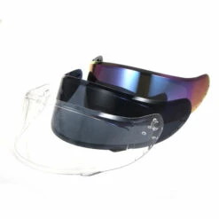 HAPPYSHOPPING Pare-vent Pour Casque De Moto, Lunettes De Cyclisme Integrales, Modele: Placage De Couleur - Modele: Placage De Couleur -Protection auditive et tête Soldes 2022 43999358 2