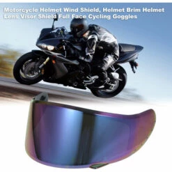 HAPPYSHOPPING Pare-vent Pour Casque De Moto, Lunettes De Cyclisme Integrales, Modele: Placage De Couleur - Modele: Placage De Couleur -Protection auditive et tête Soldes 2022 43999358 5