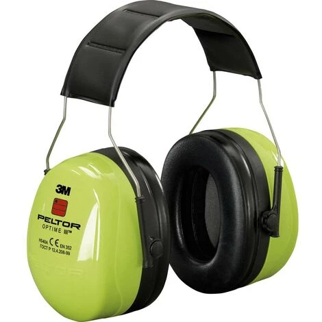 Casque Antibruit Passif 35 DB 3M Peltor Optime III HVS H540AV 1 Pc(s) - Vert (fluorescent) 3 Casque Antibruit Passif 35 DB 3M Peltor Optime III HVS H540AV 1 Pc(s) - Vert (fluorescent)