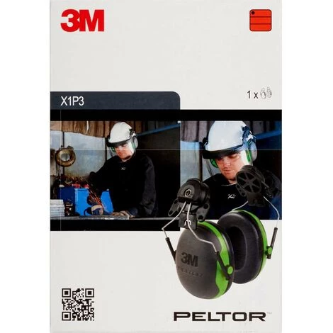 3M Peltor 3M X1P3E Casque Antibruit Passif 26 DB 1 Pc(s) - Noir, Vert 4 3M Peltor 3M X1P3E Casque Antibruit Passif 26 DB 1 Pc(s) - Noir, Vert – Image 2