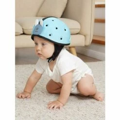 ELLE Casque Bébé Anti Choc Casque De Protection Sécurité Bébé - Réglable Protection De La Tête Contre Les Chocs Casque Pour Enfant Sécurité Chapeau Anti-collision (Bleu) -Protection auditive et tête Soldes 2022 44501350 3