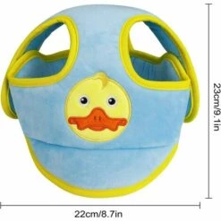 ELLE Casque Sécurité Bébé Casque De Protection Anti Choc Sécurité Domestique Réglable Coton Éponge Motif Cartoon Pour Enfant 6 Mois - 5 Ans (Bleu) -Protection auditive et tête Soldes 2022 44501374 3
