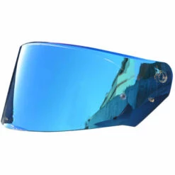 ASUPERMALL Moto Haute Transparence Casques Lentille Mode Pare-Brise Resistant Aux Uv Housse De Protection Remplacement Pour Ff320 328 353 800, Bleu Transparent - Transparent Blue