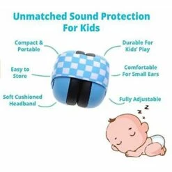 Protecteur D'oreille Pour Bébé à ​annulation Du Son Protecteurs D'oreille Pliants Protection Auditive Cache-oreilles Casque Antibruit Pour Bébé Cache-oreilles，Irisfr（1pcs） -Protection auditive et tête Soldes 2022 46550076 5