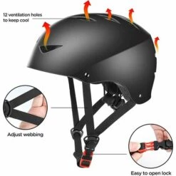 TANABATA Casque Vélo Enfant Réglable Cyclisme Skate Roller Trottinette Skateboard Protection -Protection auditive et tête Soldes 2022 47276019 4