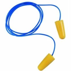 COVERGUARD Boite De 150 Bouchons Antibruit PU Orange Avec Corde SNR - 36dB