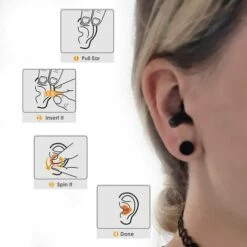 Bouchons D'oreille,5 Paires Bouchon D'oreille Anti Bruit Boule Quies Pour Dormir Protection Auditive,pour Dormir étudier Travailler Voyager，Starlight -Protection auditive et tête Soldes 2022 47466919 3