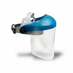 LIDERPAPEL Schermo Per Casco Faru A20 Con Visiera E Mentoniera Blu 200x300 Mm