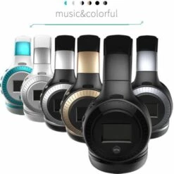 Casque Bluetooth Sans Fil Monté Sur La Tête, Casque De Jeu Pour Téléphone Portable Pour Ordinateur à Carte(Blanc Et Bleu),HANBING 9 Casque Bluetooth Sans Fil Monté Sur La Tête, Casque De Jeu Pour Téléphone Portable Pour Ordinateur à Carte(Blanc Et Bleu),HANBING -Protection auditive et tête Soldes 2022 47675960 4