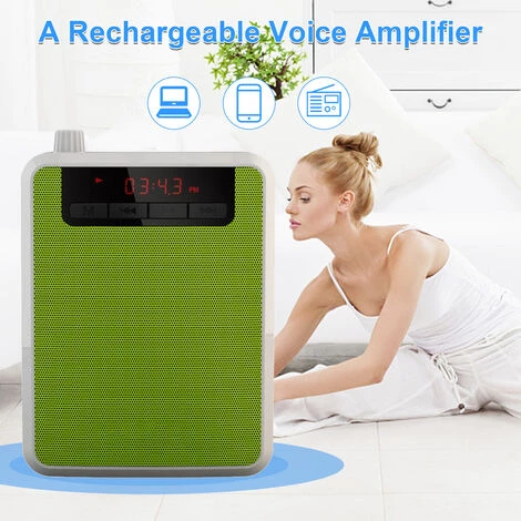 ASUPERMALL Amplificateur Vocal Portable Amplificateur De Vioce Rechargeable Avec Casque De Microphone Cable Et Ceinture Pour L'Enseignement De La Formation De Chant, Noir 7 ASUPERMALL Amplificateur Vocal Portable Amplificateur De Vioce Rechargeable Avec Casque De Microphone Cable Et Ceinture Pour L'Enseignement De La Formation De Chant, Noir – Image 5