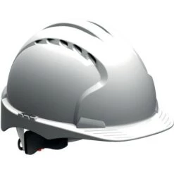 JSP Casque De Chantier EVO3 Réglage A Vis EN 397, Blanc