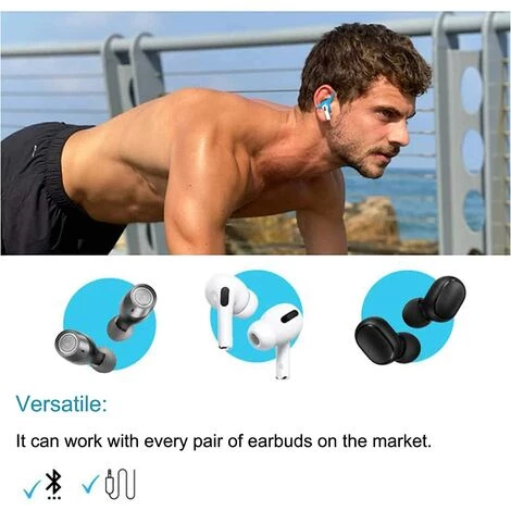 Ear Hooks Crochets D'oreille De Sport, Boucles De Support En Silicone Anti-Perte Support Pour écouteurs Sans Fil Parfait Pour Le Fitness, La Course à Pied, Le Jogging, Le Cyclisme, La Gym Fontainebleau 3 Paires 5 Ear Hooks Crochets D'oreille De Sport, Boucles De Support En Silicone Anti-Perte Support Pour écouteurs Sans Fil Parfait Pour Le Fitness, La Course à Pied, Le Jogging, Le Cyclisme, La Gym Fontainebleau 3 Paires – Image 3
