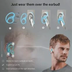 Ear Hooks Crochets D'oreille De Sport, Boucles De Support En Silicone Anti-Perte Support Pour écouteurs Sans Fil Parfait Pour Le Fitness, La Course à Pied, Le Jogging, Le Cyclisme, La Gym Fontainebleau 3 Paires 10 Ear Hooks Crochets D'oreille De Sport, Boucles De Support En Silicone Anti-Perte Support Pour écouteurs Sans Fil Parfait Pour Le Fitness, La Course à Pied, Le Jogging, Le Cyclisme, La Gym Fontainebleau 3 Paires -Protection auditive et tête Soldes 2022 50922578 4