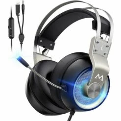 Mipow EG3 Pro Gaming Micro-casque Supra-auriculaire Filaire 7.1 Surround Noir Suppression Du Bruit Du Microphone Mise E