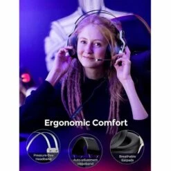 Mipow EG3 Pro Gaming Micro-casque Supra-auriculaire Filaire 7.1 Surround Noir Suppression Du Bruit Du Microphone Mise E 8 Mipow EG3 Pro Gaming Micro-casque Supra-auriculaire Filaire 7.1 Surround Noir Suppression Du Bruit Du Microphone Mise E -Protection auditive et tête Soldes 2022 51150117 3