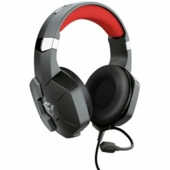 Trust GXT323 CARUS Gaming Micro-casque Supra-auriculaire Filaire Stereo Rouge, Noir/rouge Volume Réglable, Mise En Sour