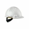 3M - 3M Casque De Sécurité G3501 Blanc Pour Fortes Températures - Non Ventilé - Harnais à Crémaillère Et Basane Cuir -Protection auditive et tête Soldes 2022 51188118 1