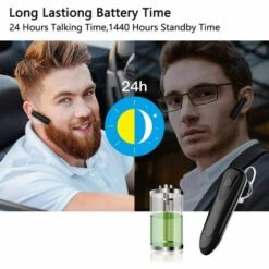 ZHUOXUAN Oreillette Bluetooth V5.0 Sans Fil Appel 24 Heures Sur 24 Casque D'entreprise Mains Libres Avec Microphone Antibruit Compatible Avec IPhone Samsung Android Driver Truck Driver 11 ZHUOXUAN Oreillette Bluetooth V5.0 Sans Fil Appel 24 Heures Sur 24 Casque D'entreprise Mains Libres Avec Microphone Antibruit Compatible Avec IPhone Samsung Android Driver Truck Driver -Protection auditive et tête Soldes 2022 51453383 5