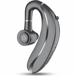 ZHUOXUAN Oreillette Bluetooth Casque Sans Fil 5.0 Écouteurs Mains Libres 20 Heures De Lecture Écouteurs Antibruit Avec Micro Compatible Oreille Gauche Ou Droite Téléphones Portables Android Voiture Camionneur Bureau De Chauffeur (Gris)