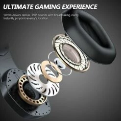 ZHUOXUAN Casque De Jeu Avec Microphone Casque Avec Microphone Antibruit, Lumière RVB, Son Casque De Jeu -Protection auditive et tête Soldes 2022 51457757 5