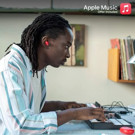 CADEAUX Véritables écouteurs Sans Fil à Suppression De Bruit - Compatible Avec Apple Et Android, Microphone Intégré, Indice IPX4, écouteurs Résistants à La Sueur, Casque Bluetooth De Classe - Rouge 7 CADEAUX Véritables écouteurs Sans Fil à Suppression De Bruit - Compatible Avec Apple Et Android, Microphone Intégré, Indice IPX4, écouteurs Résistants à La Sueur, Casque Bluetooth De Classe - Rouge – Image 5