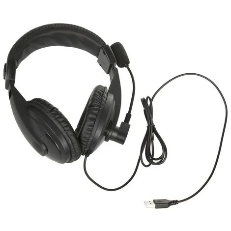 BRICOLINE Casque Supra-auriculaire USB Plug & Play Avec Microphone Audiocore AC862, Longueur De Câble 1,5 M Pour Le Travail à Distance 4 BRICOLINE Casque Supra-auriculaire USB Plug & Play Avec Microphone Audiocore AC862, Longueur De Câble 1,5 M Pour Le Travail à Distance – Image 2
