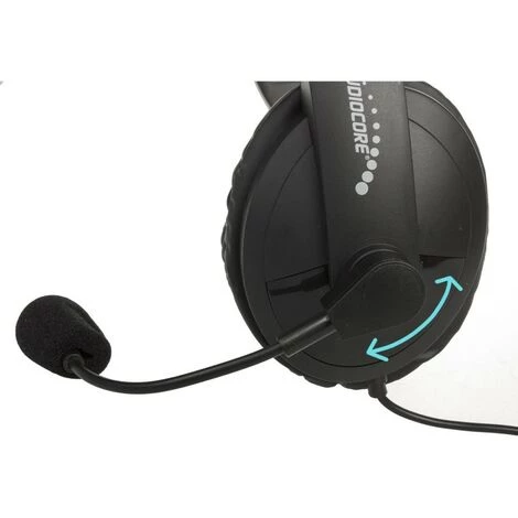 BRICOLINE Casque Supra-auriculaire USB Plug & Play Avec Microphone Audiocore AC862, Longueur De Câble 1,5 M Pour Le Travail à Distance 7 BRICOLINE Casque Supra-auriculaire USB Plug & Play Avec Microphone Audiocore AC862, Longueur De Câble 1,5 M Pour Le Travail à Distance – Image 5