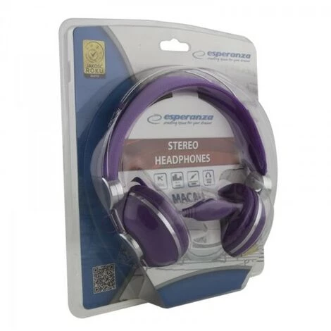BRICOLINE EH149V Casque Audio Esperanza Violet De Macao 4 BRICOLINE EH149V Casque Audio Esperanza Violet De Macao – Image 2