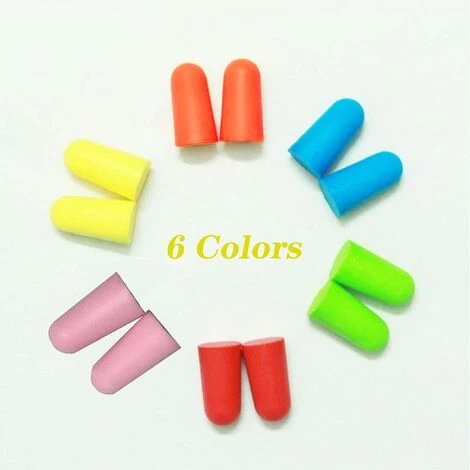 ALMI 6 Paires Bouchons D'Oreilles, Bouchons D'Oreille Pour Dormir, Bouchons D’Oreille En Mousse Souple, Bouchon Doreille Anti Bruit, Pour Dormir, étudier, Travailler, Voyager, Construction 6 ALMI 6 Paires Bouchons D'Oreilles, Bouchons D'Oreille Pour Dormir, Bouchons D’Oreille En Mousse Souple, Bouchon Doreille Anti Bruit, Pour Dormir, étudier, Travailler, Voyager, Construction – Image 4