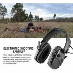 Casque De Protection Auditive électronique Tactical Slim Pour Tir Aux Armes Réduction Du Bruit Casque Antibruit Tactique De Chasse En Plein Air Pliable Casque De Protection Auditive Macaron -Protection auditive et tête Soldes 2022 52778350 5
