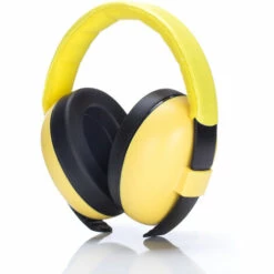 Casque Anti Bruit Bébé Casque Protecteurs D'oreilles Auditives Protection Auditive Réglable - Réduction Du Bruit Pour Enfants De 0 à 3 Ans Protection Auditive（jaune）Macaron