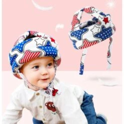 Casque Anti-collision 360° Pour Bébé Fontainebleau- Protection De La Tête - Anti-chocs - Chapeau De Protection Pour Bébé - En Coton - Réglable - 6 à 60 Mois -Protection auditive et tête Soldes 2022 52884113 5