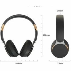 GroupM Casque Bluetooth Supra-auriculaire, Casque Tout Compris De Jeu D'ordinateur Télescopique Pliable De Sport (blanc) -Protection auditive et tête Soldes 2022 52935403 4