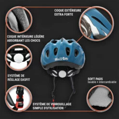 Skullcap Casque De Vélo Pour Enfants 2-7 Ans Coque Intérieure Microshell EPS Système De Ventilation