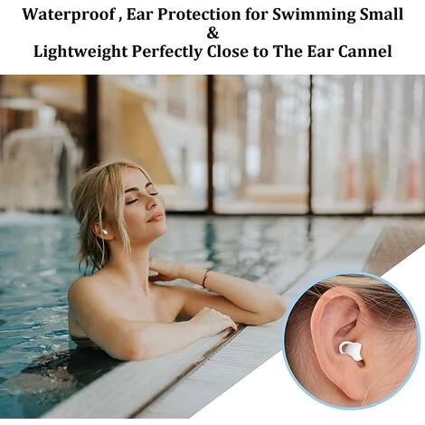 ALMI Bouchon D'oreille En Silicone Pour La Suppression Du Bruit De Sommeil, Boule Quies Pour Le Sommeil Réutilisable Souple, Structure Parapluie à Trois Couches Boules Quies Nager Ronfler Rose 4 ALMI Bouchon D'oreille En Silicone Pour La Suppression Du Bruit De Sommeil, Boule Quies Pour Le Sommeil Réutilisable Souple, Structure Parapluie à Trois Couches Boules Quies Nager Ronfler Rose – Image 2