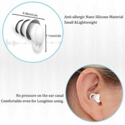 ALMI Bouchon D'oreille En Silicone Pour La Suppression Du Bruit De Sommeil, Boule Quies Pour Le Sommeil Réutilisable Souple, Structure Parapluie à Trois Couches Boules Quies Nager Ronfler Rose 10 ALMI Bouchon D'oreille En Silicone Pour La Suppression Du Bruit De Sommeil, Boule Quies Pour Le Sommeil Réutilisable Souple, Structure Parapluie à Trois Couches Boules Quies Nager Ronfler Rose -Protection auditive et tête Soldes 2022 54024052 4