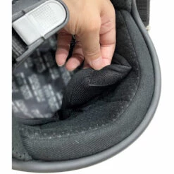 SUPERSELLER Doublure De Casque De Moto, Doublure De Casque Respirante Anti-transpiration, Absorbe La Transpiration, Coussin Intérieur De Casque Réutilisable Et Lavable - Le Noir -Protection auditive et tête Soldes 2022 54241389 5