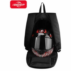 BSDDP Sac à Dos étanche Pour Casque De Moto Housse De Pluie Avec Bande Réfléchissante Sangle Réglable à Boucle Antidérapante Pour Randonnée, Camping, Cyclisme, Voyage - Le Noir -Protection auditive et tête Soldes 2022 54401929 4