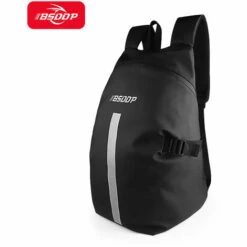 BSDDP Sac à Dos étanche Pour Casque De Moto Housse De Pluie Avec Bande Réfléchissante Sangle Réglable à Boucle Antidérapante Pour Randonnée, Camping, Cyclisme, Voyage - Le Noir -Protection auditive et tête Soldes 2022 54401929 5