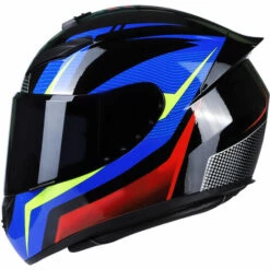 SUPERSELLER Casque De Moto Intégral Casque De Rue Rapide Unisexe Adulte Cool Rider équipement Quatre Saisons Nouveau Casque De Moto De Tourisme De Rue - Style B Taille M