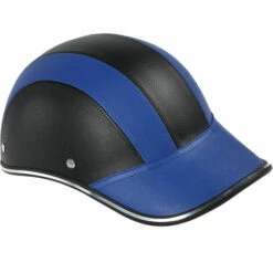 SUPERSELLER Casque De Moto Style Casquette De Baseball Demi-visage Avec Pare-soleil - Bleu -Protection auditive et tête Soldes 2022 54448435 3
