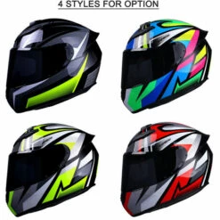 SUPERSELLER Casque De Moto Intégral Casque De Rue Rapide Unisexe Adulte Cool Rider équipement Quatre Saisons Nouveau Casque De Moto De Tourisme De Rue - Style B Taille L -Protection auditive et tête Soldes 2022 54448918 4