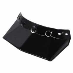 SUPERSELLER Visière Universelle à 5 Boutons-pression Pour Casque De Moto à Visage Ouvert, Pare-vent Rabattable, Bouclier De Casque De Moto, Languette - Le Noir -Protection auditive et tête Soldes 2022 54449255 2