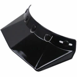 SUPERSELLER Visière Universelle à 5 Boutons-pression Pour Casque De Moto à Visage Ouvert, Pare-vent Rabattable, Bouclier De Casque De Moto, Languette - Le Noir -Protection auditive et tête Soldes 2022 54449255 3