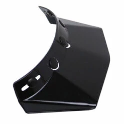 SUPERSELLER Visière Universelle à 5 Boutons-pression Pour Casque De Moto à Visage Ouvert, Pare-vent Rabattable, Bouclier De Casque De Moto, Languette - Le Noir -Protection auditive et tête Soldes 2022 54449255 4